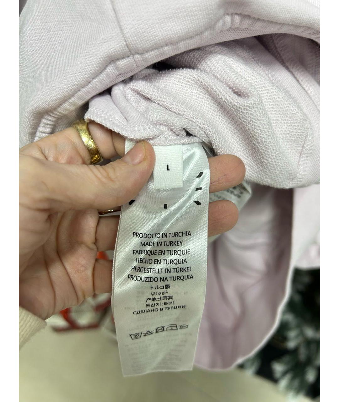 ALEXANDER MCQUEEN Розовое хлопковое повседневное платье, фото 4