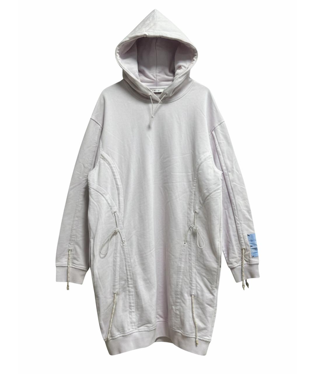 ALEXANDER MCQUEEN Розовое хлопковое повседневное платье, фото 1