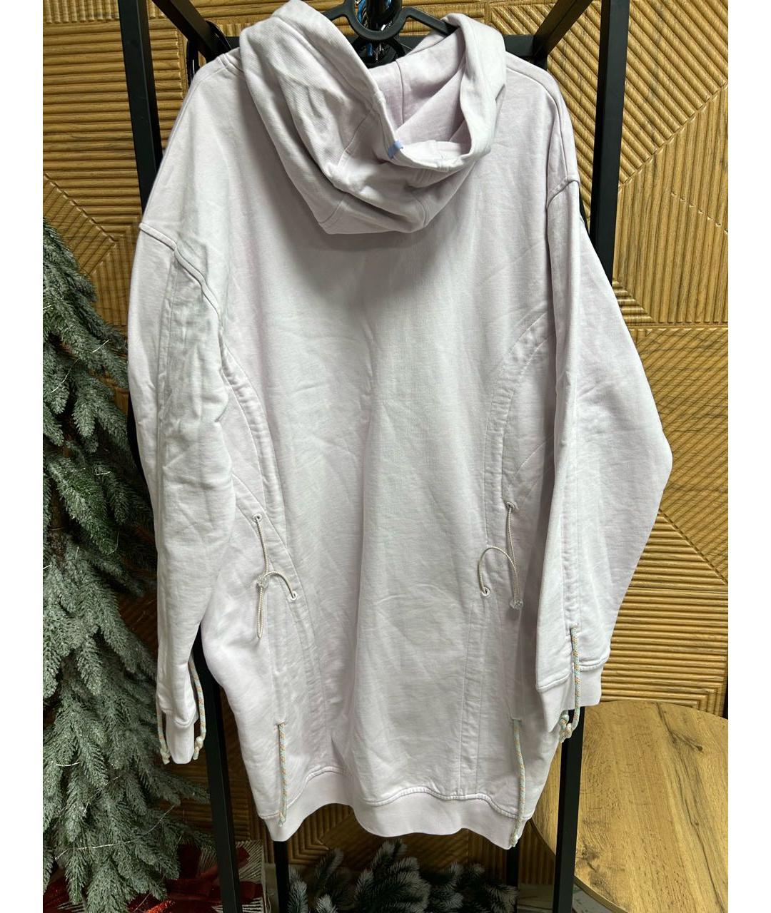 ALEXANDER MCQUEEN Розовое хлопковое повседневное платье, фото 3