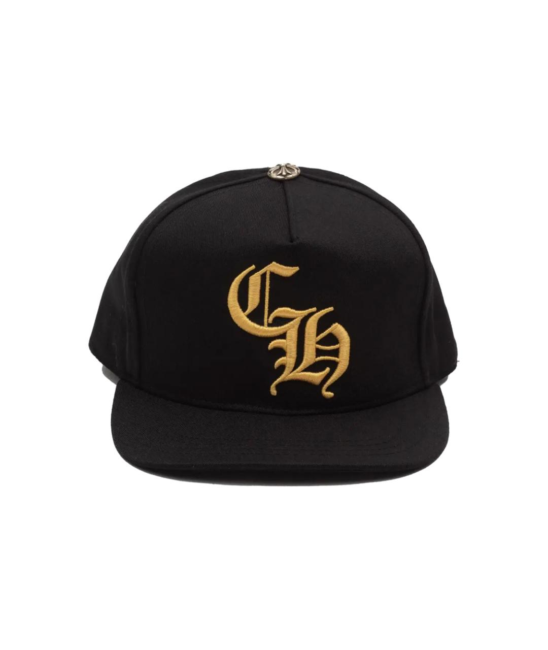 CHROME HEARTS Черная хлопковая кепка, фото 1