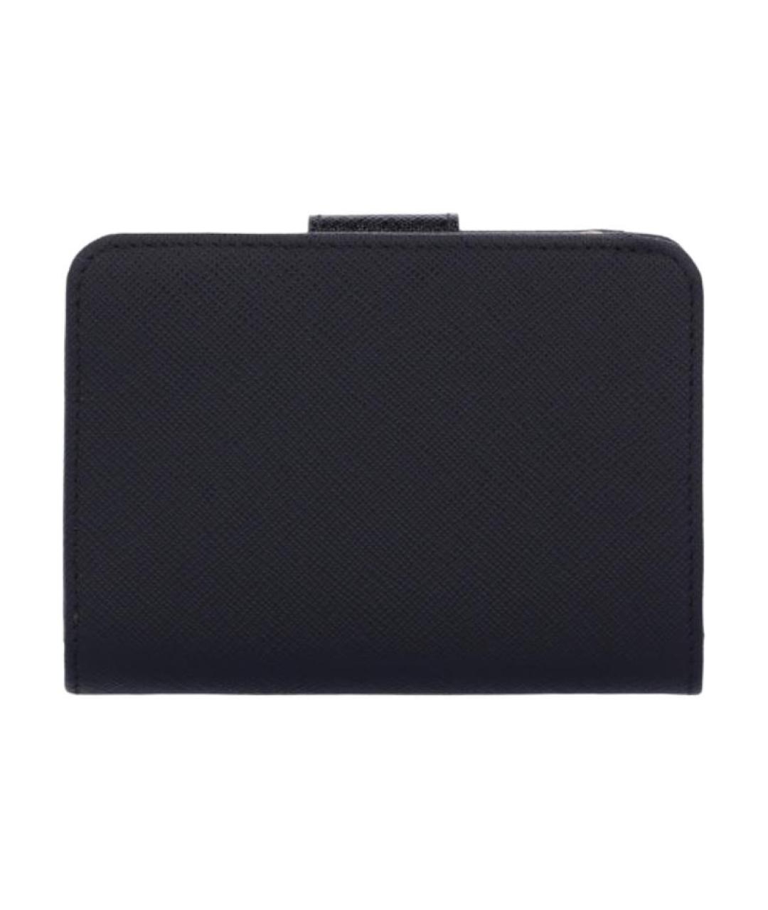 PRADA Черный кожаный кошелек, фото 3