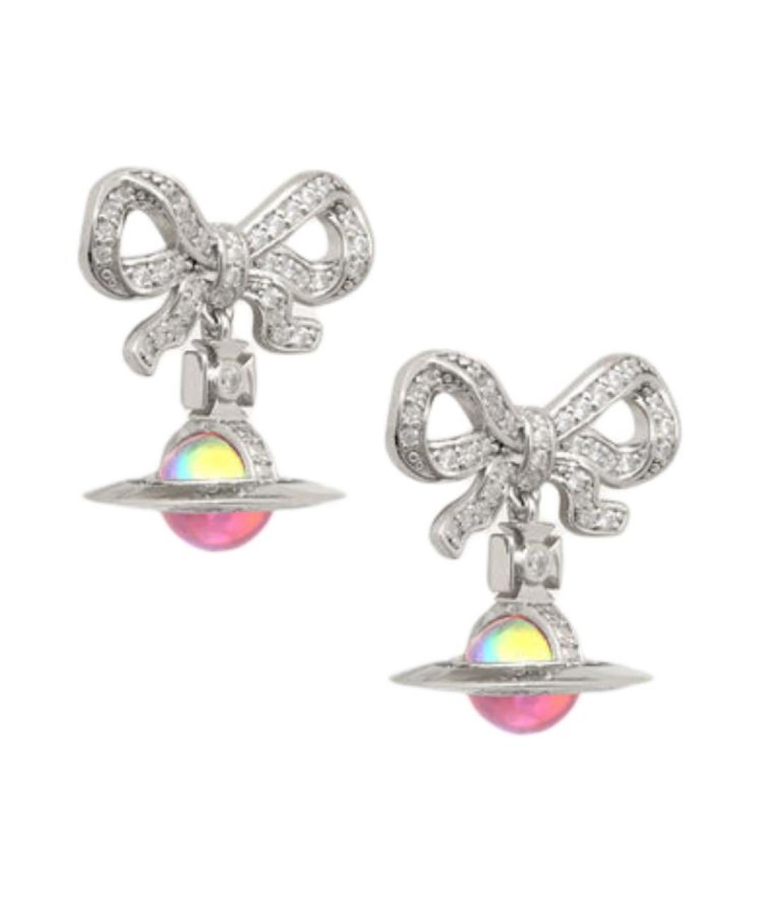 VIVIENNE WESTWOOD Серебряные металлические серьги, фото 4