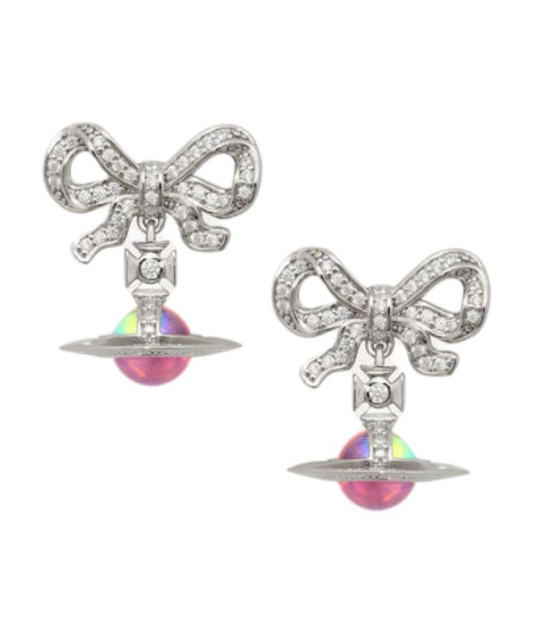 VIVIENNE WESTWOOD Серебряные металлические серьги, фото 3