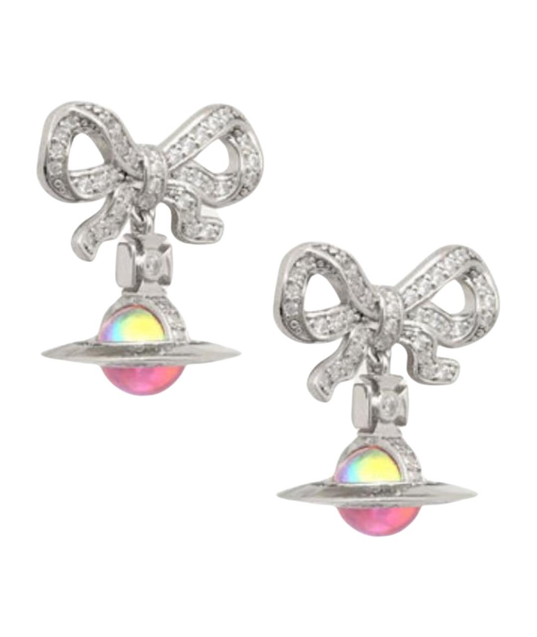 VIVIENNE WESTWOOD Серебряные металлические серьги, фото 1