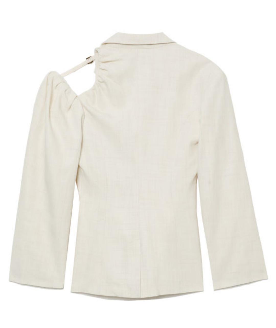 JACQUEMUS Бежевый льняной жакет/пиджак, фото 2