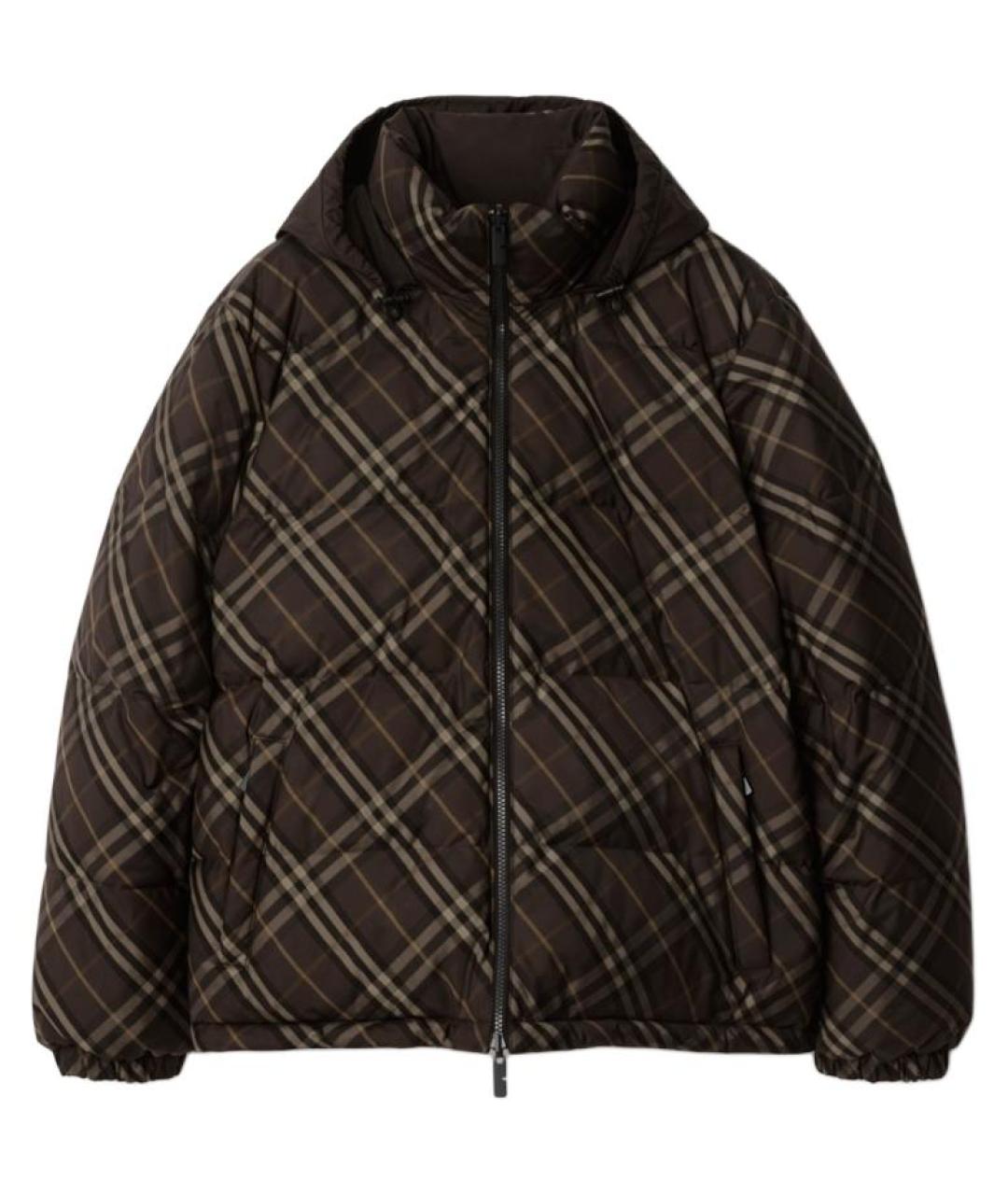BURBERRY Коричневый пуховик, фото 1