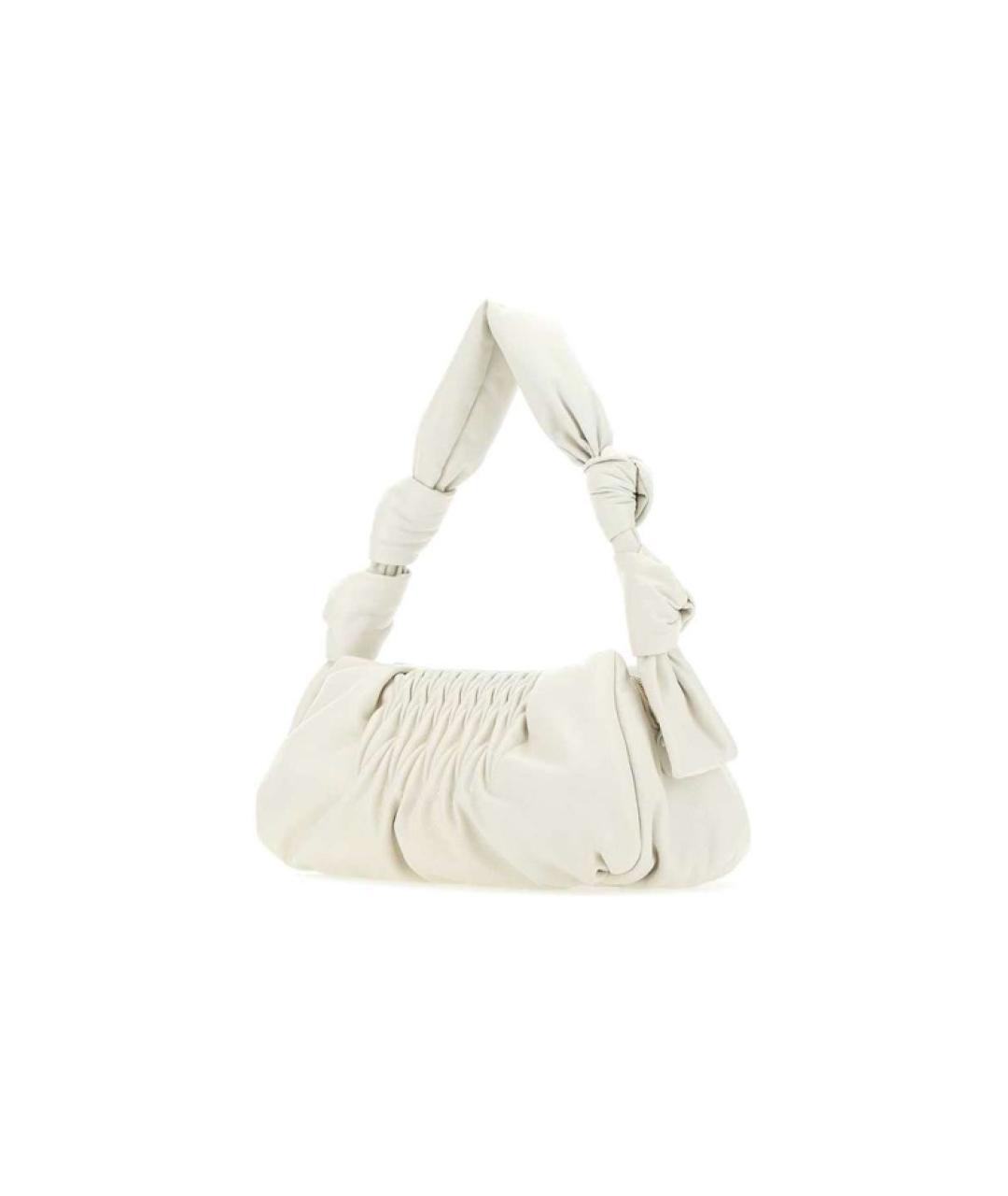 MIU MIU Белая кожаная сумка через плечо, фото 2