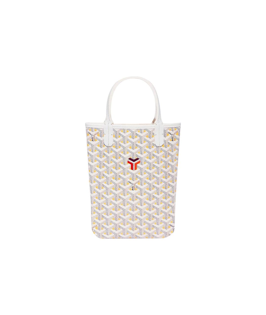 GOYARD Белая сумка через плечо, фото 2