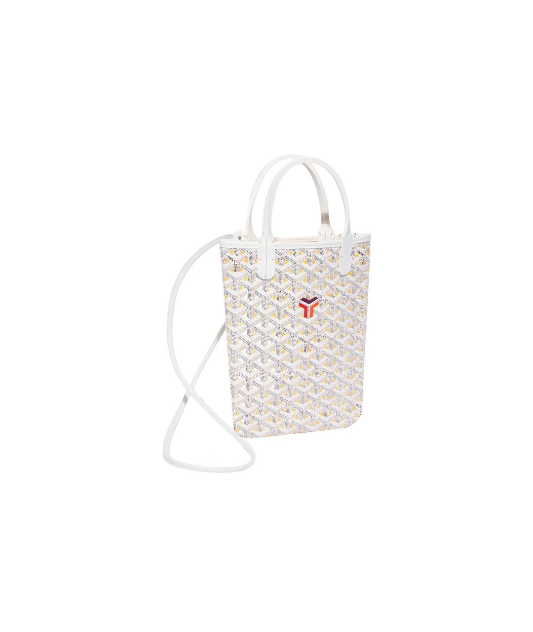 GOYARD Белая сумка через плечо, фото 3
