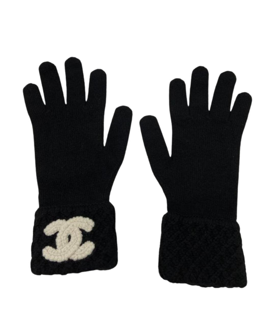 CHANEL Черные перчатки, фото 1