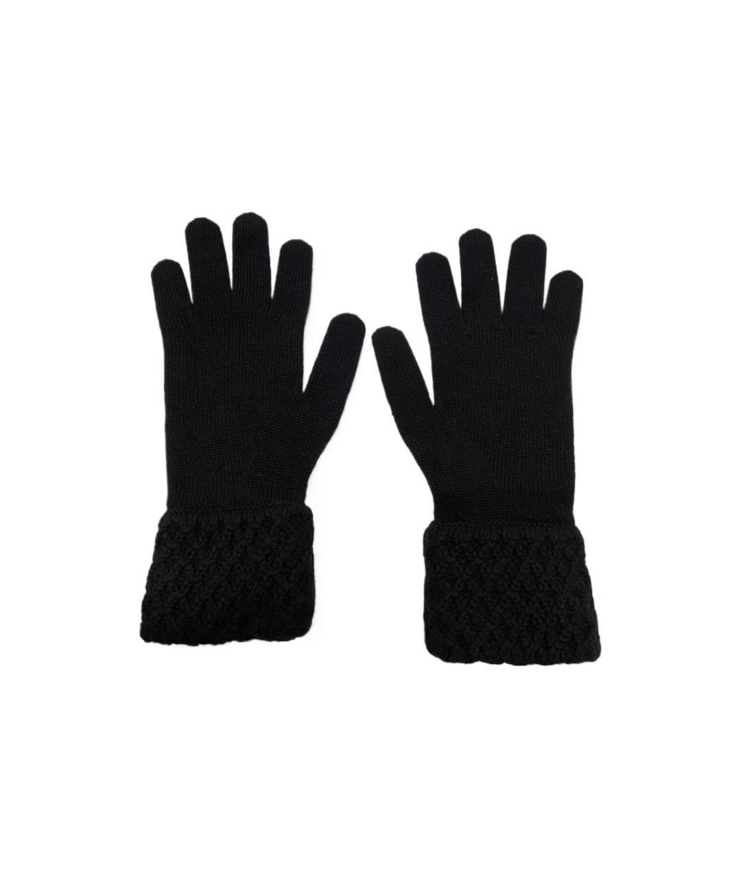 CHANEL Черные перчатки, фото 2