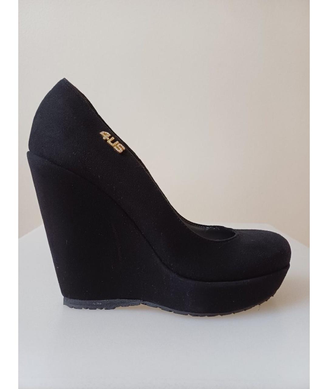 CESARE PACIOTTI Черные замшевые туфли, фото 9