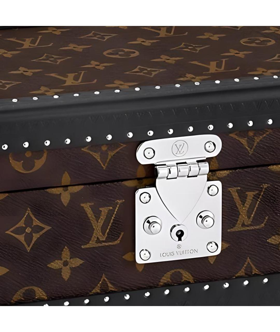 LOUIS VUITTON Коричневый чемодан, фото 3