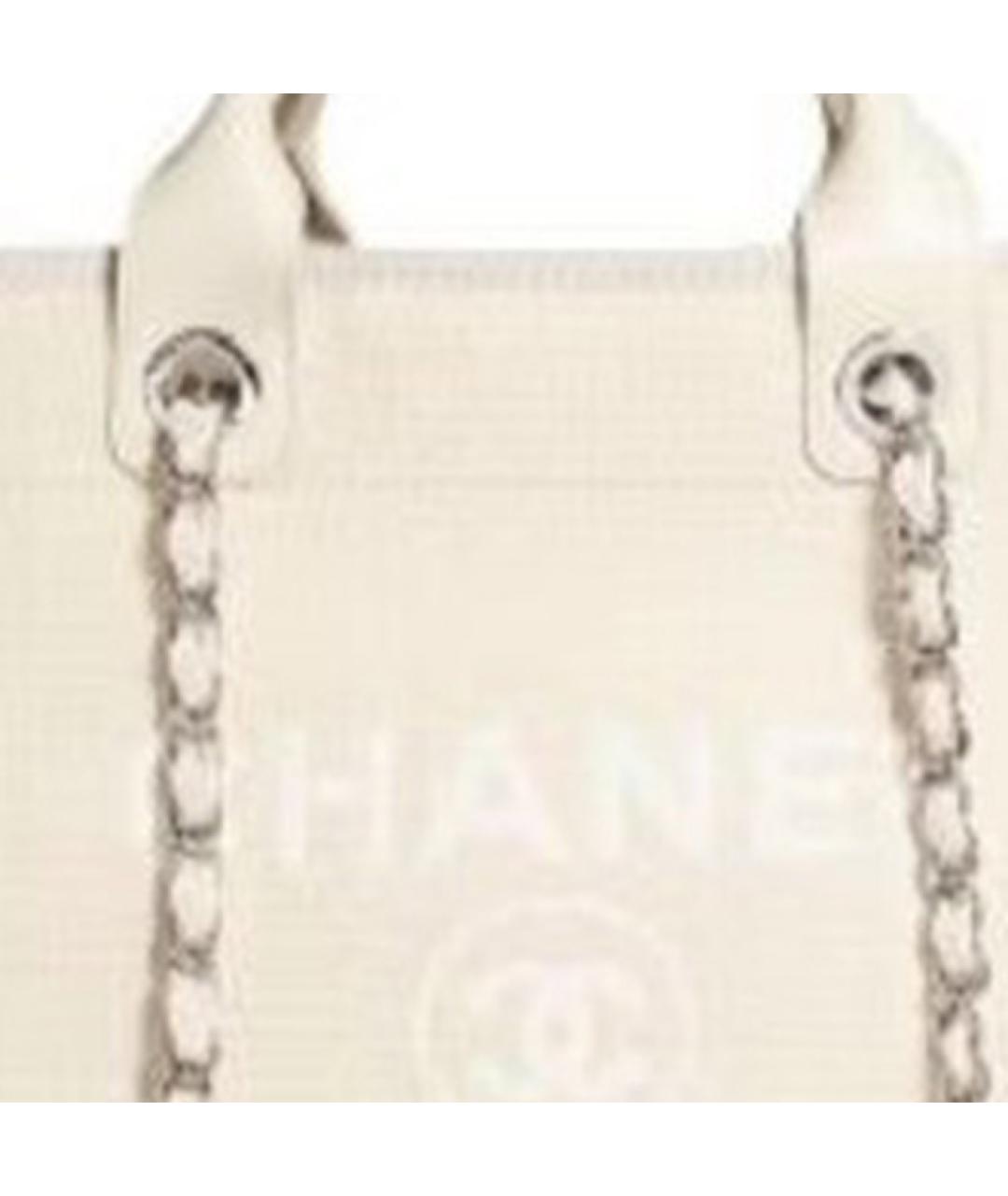 CHANEL Белая сумка через плечо, фото 6