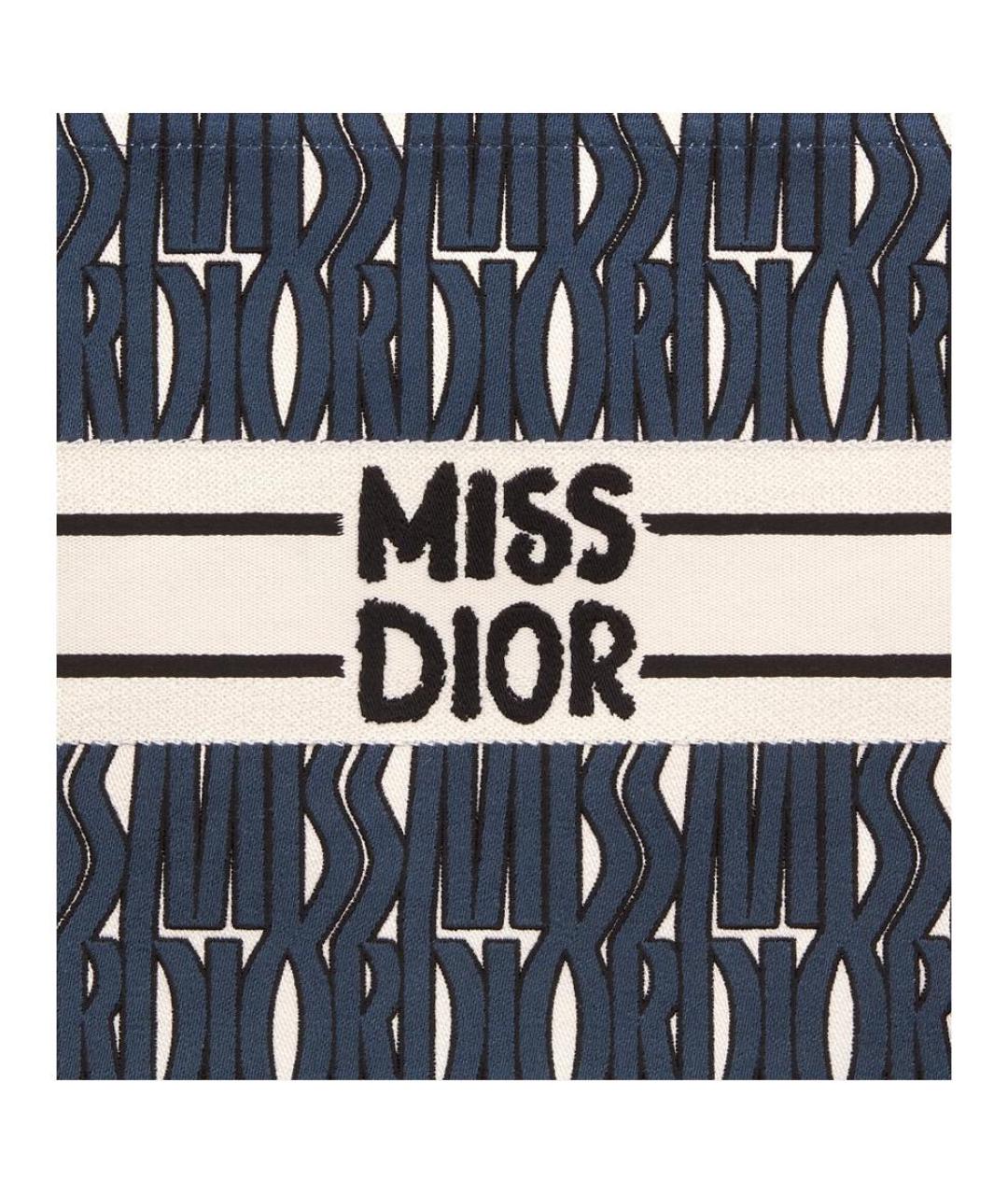 CHRISTIAN DIOR Темно-синяя сумка через плечо, фото 4