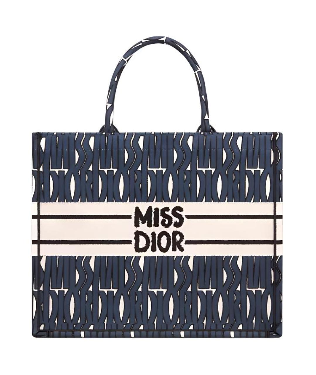 CHRISTIAN DIOR Темно-синяя сумка через плечо, фото 1