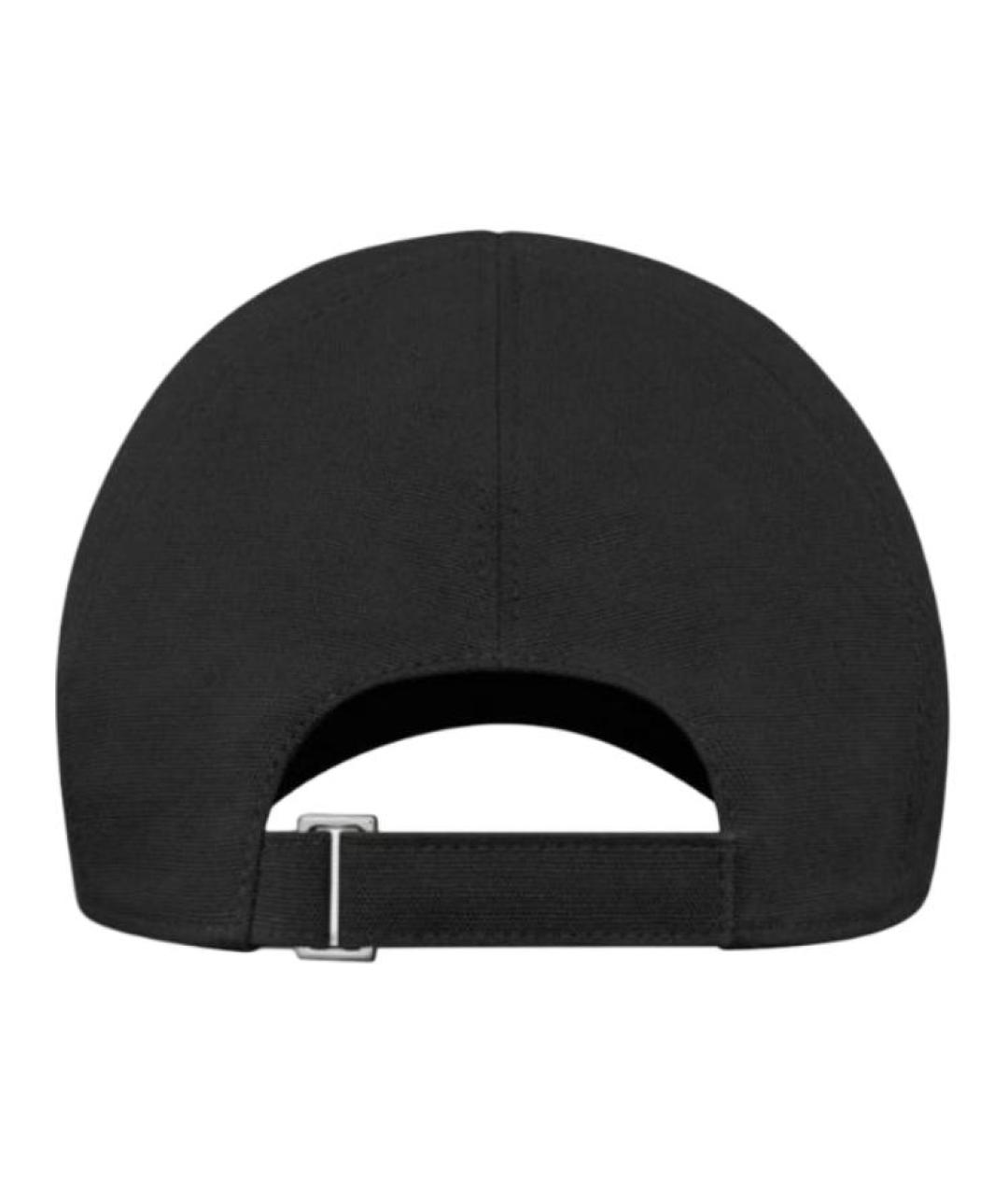 CHRISTIAN DIOR Черная хлопковая кепка, фото 4