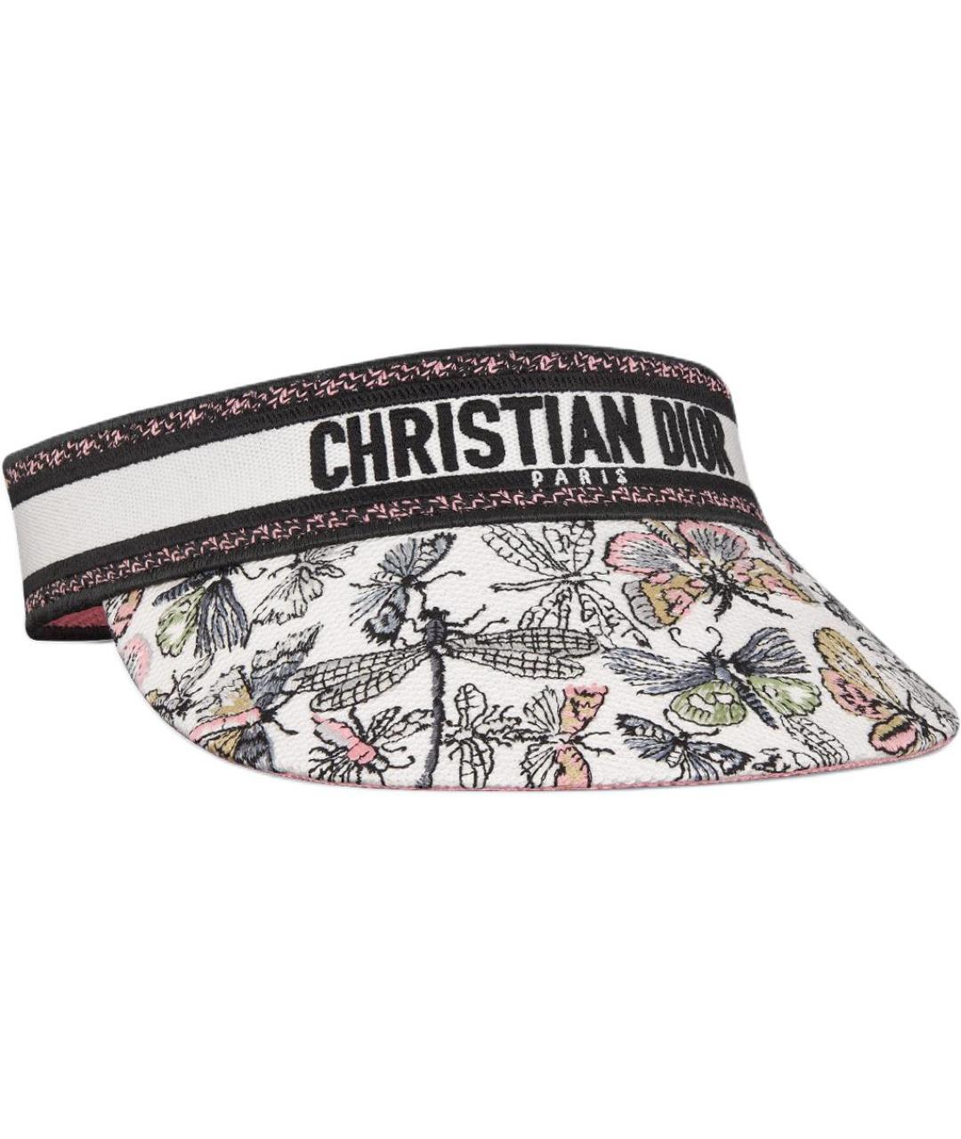 CHRISTIAN DIOR Бежевая хлопковая кепка, фото 2