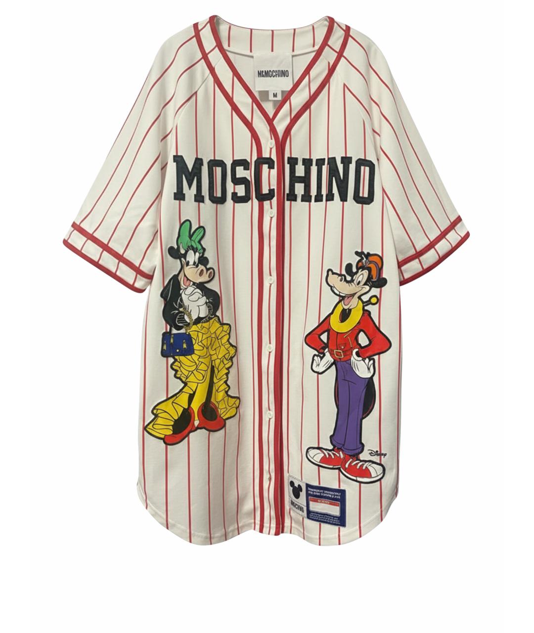 MOSCHINO Белая хлопковая рубашка, фото 1