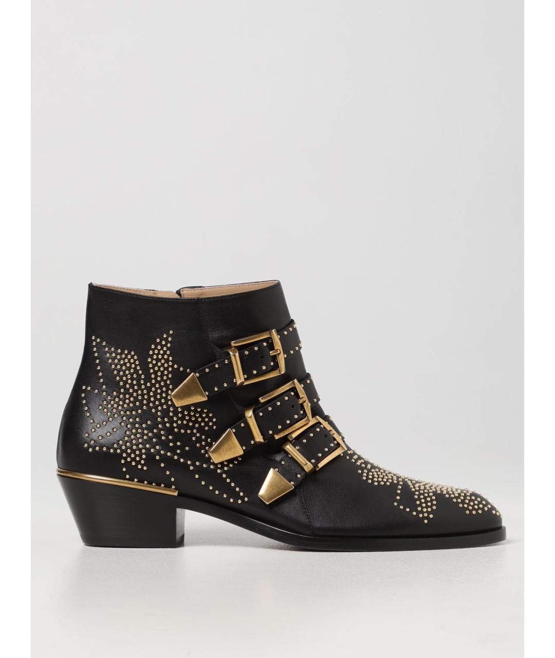 CHLOE Антрацитовые ботинки, фото 5