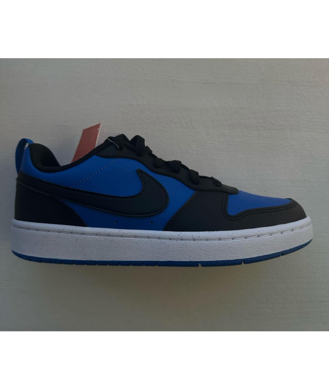 NIKE Синие кожаные низкие кроссовки / кеды, фото 7