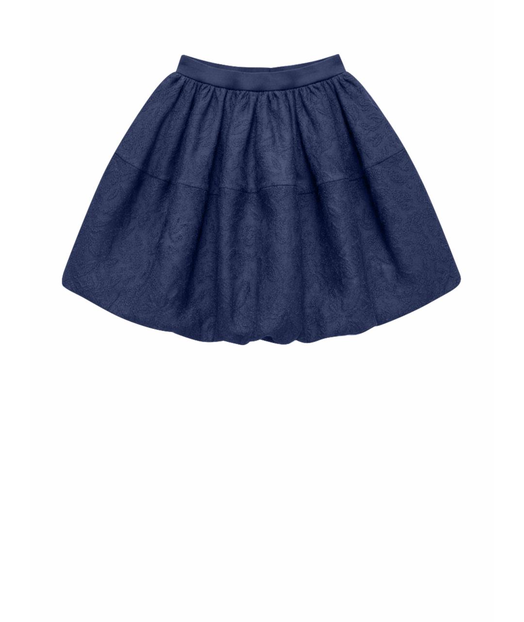 DOLCE&GABBANA Черная шерстяная юбка мини, фото 1