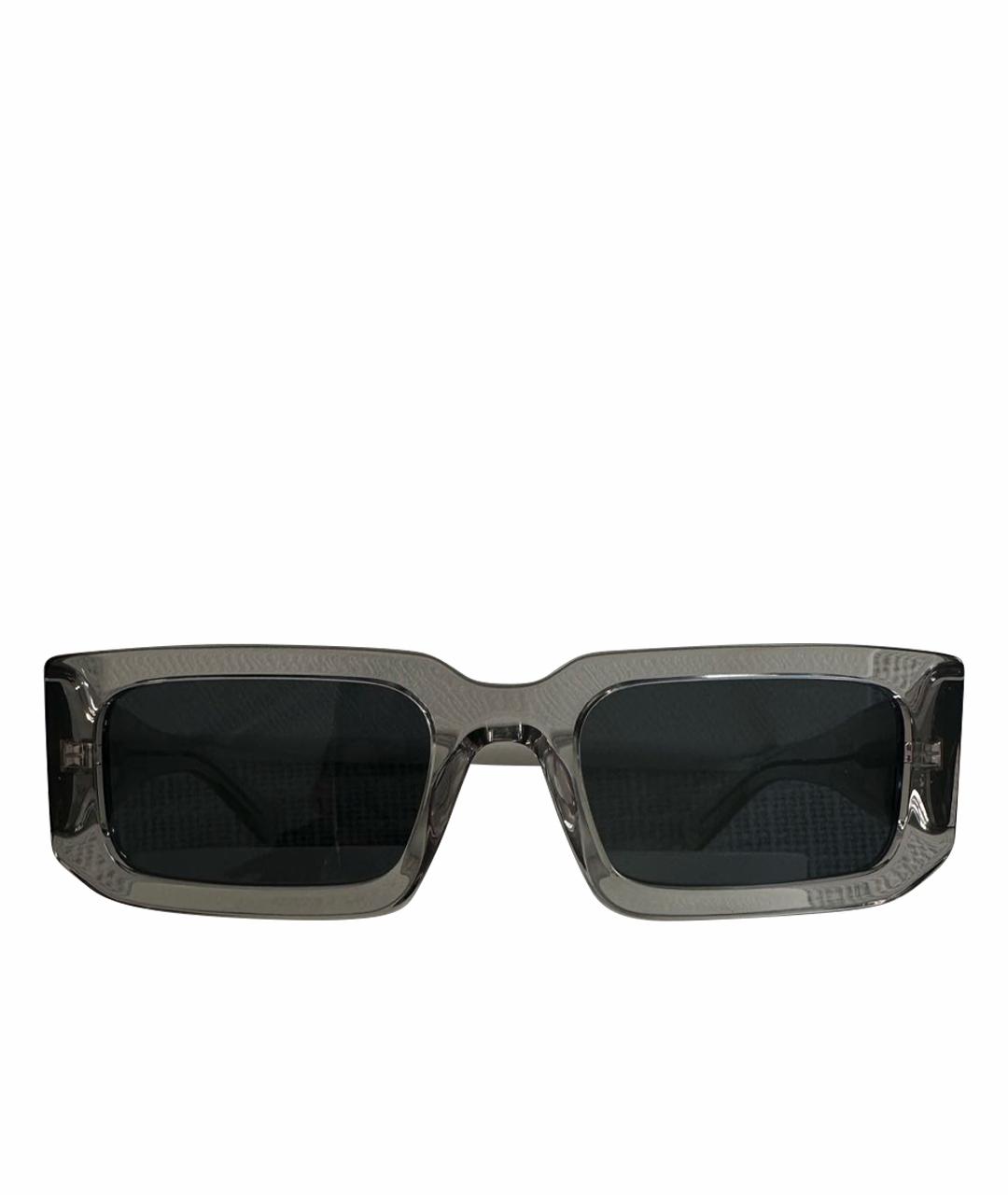 PRADA Серые пластиковые солнцезащитные очки, фото 1