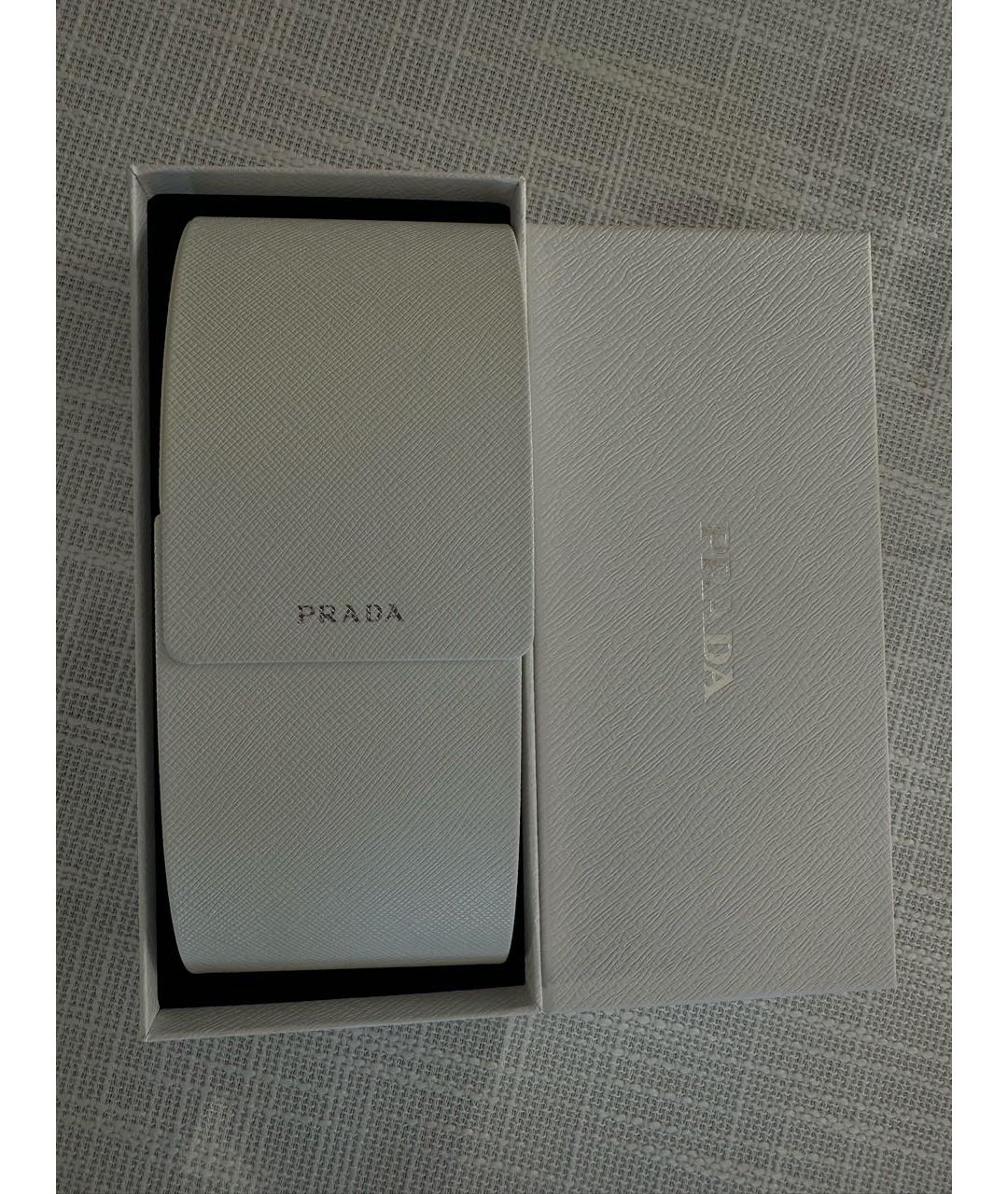 PRADA Серые пластиковые солнцезащитные очки, фото 5