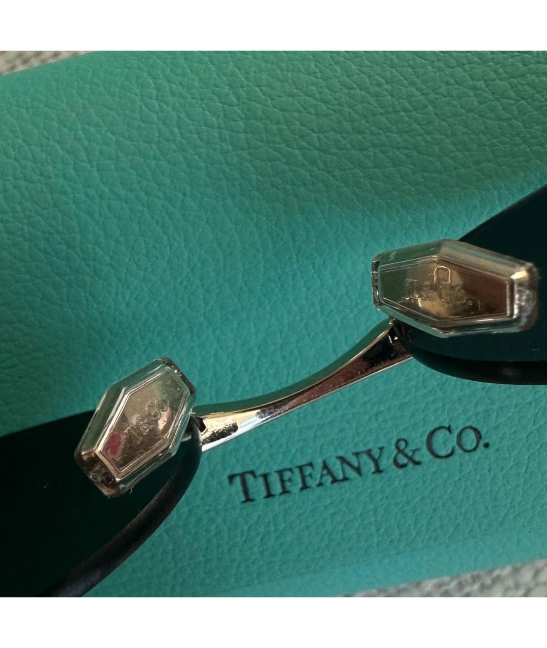 TIFFANY&CO Золотые пластиковые солнцезащитные очки, фото 6