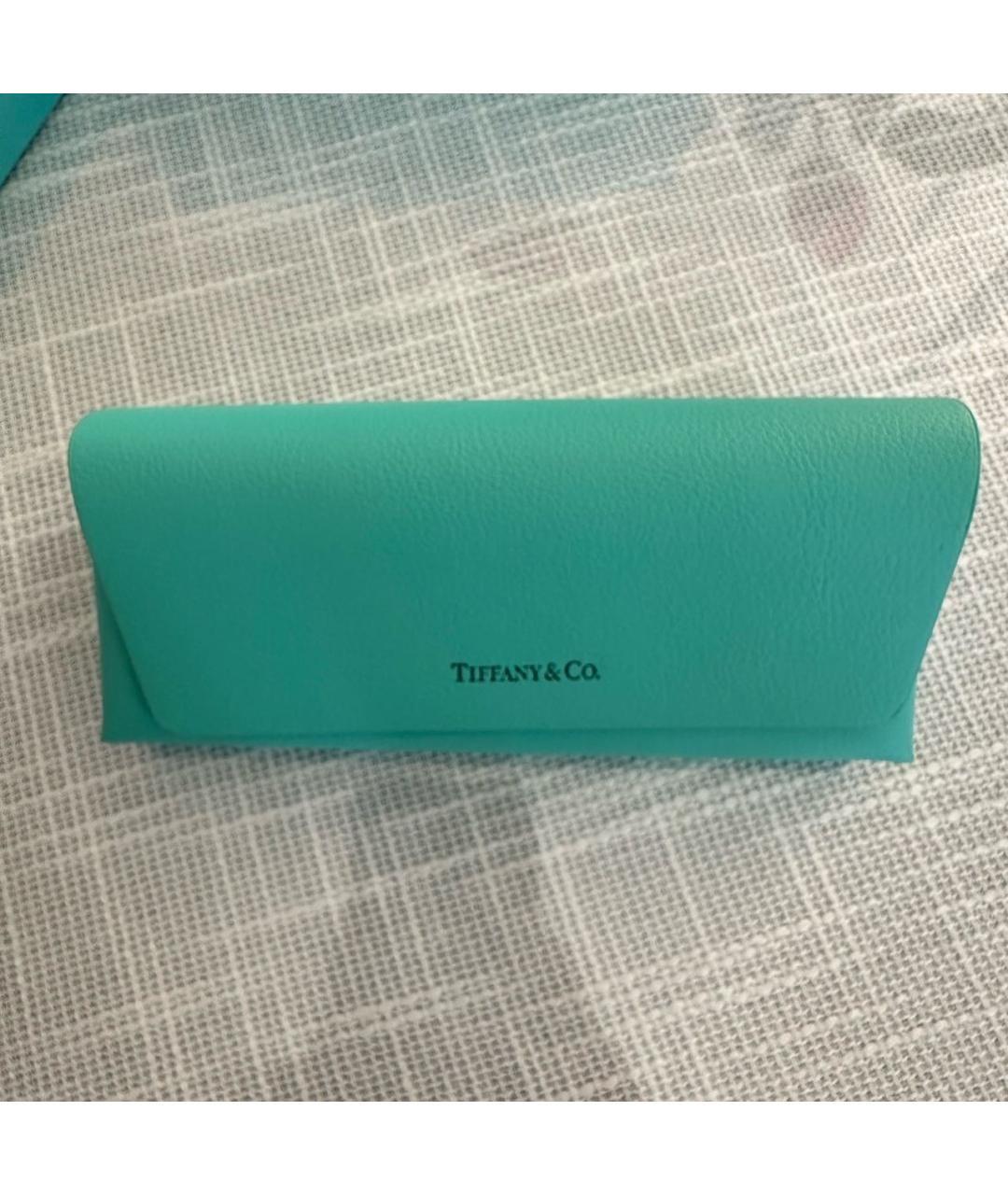 TIFFANY&CO Золотые пластиковые солнцезащитные очки, фото 4