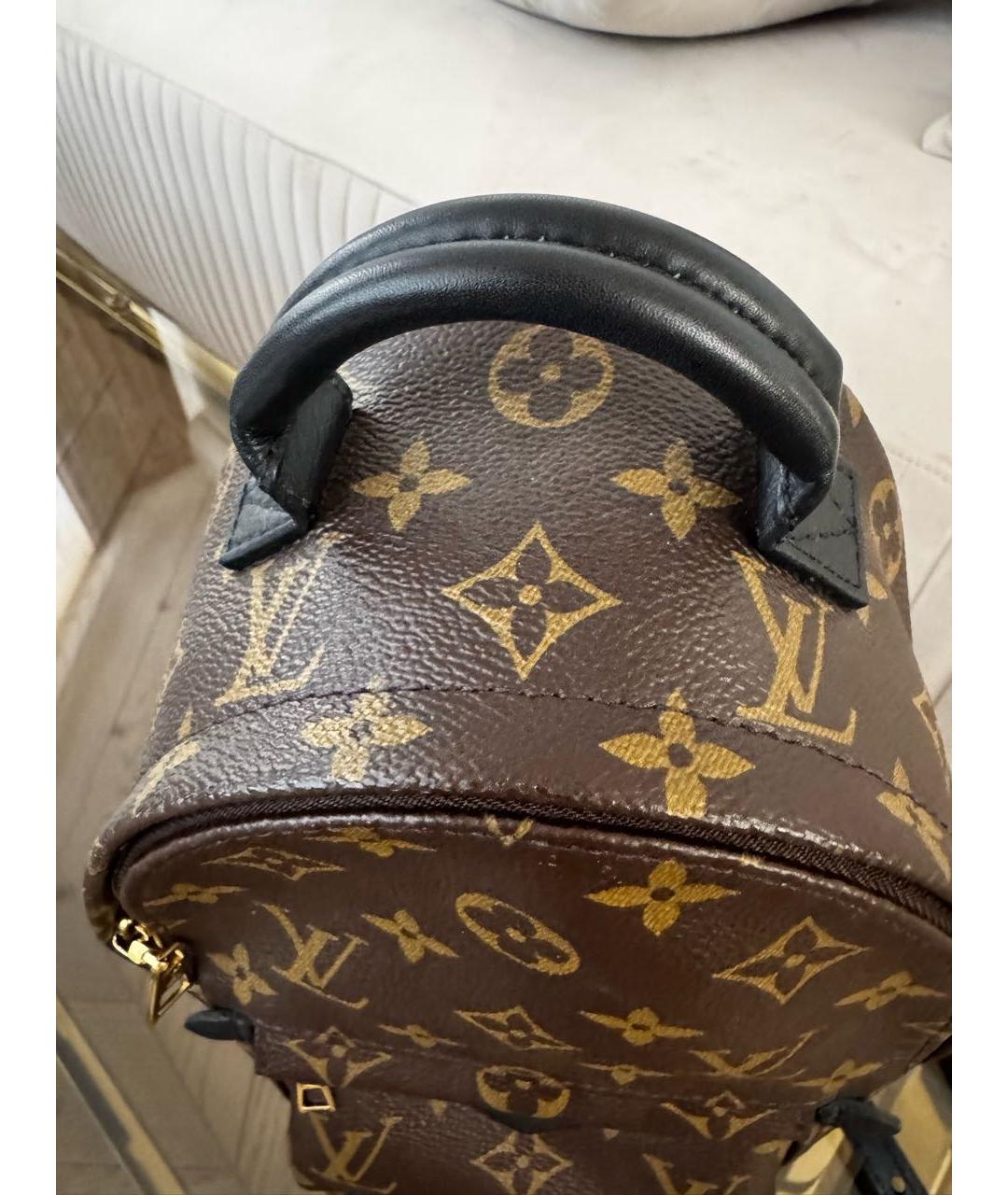 LOUIS VUITTON Коричневый рюкзак, фото 4