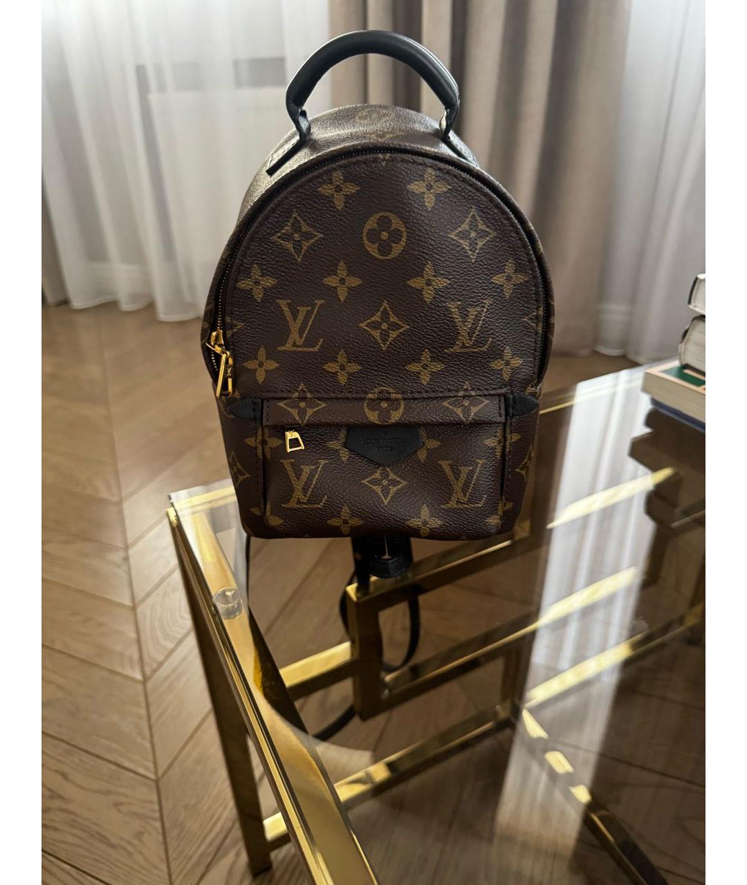 LOUIS VUITTON Коричневый рюкзак, фото 6