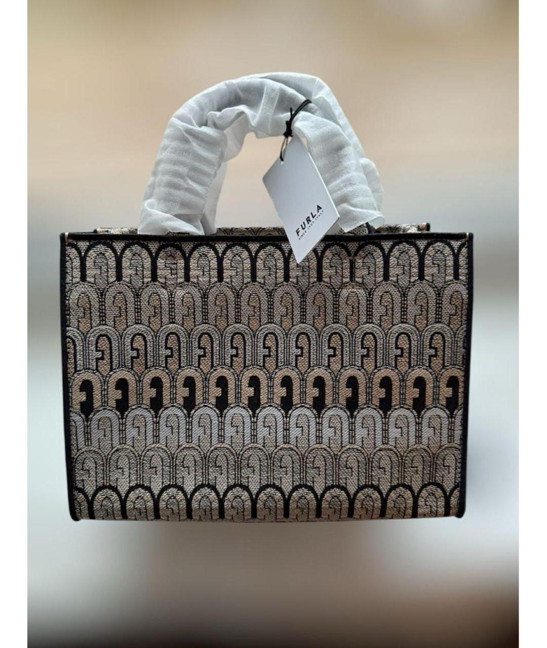 FURLA Мульти жаккардовая сумка тоут, фото 2