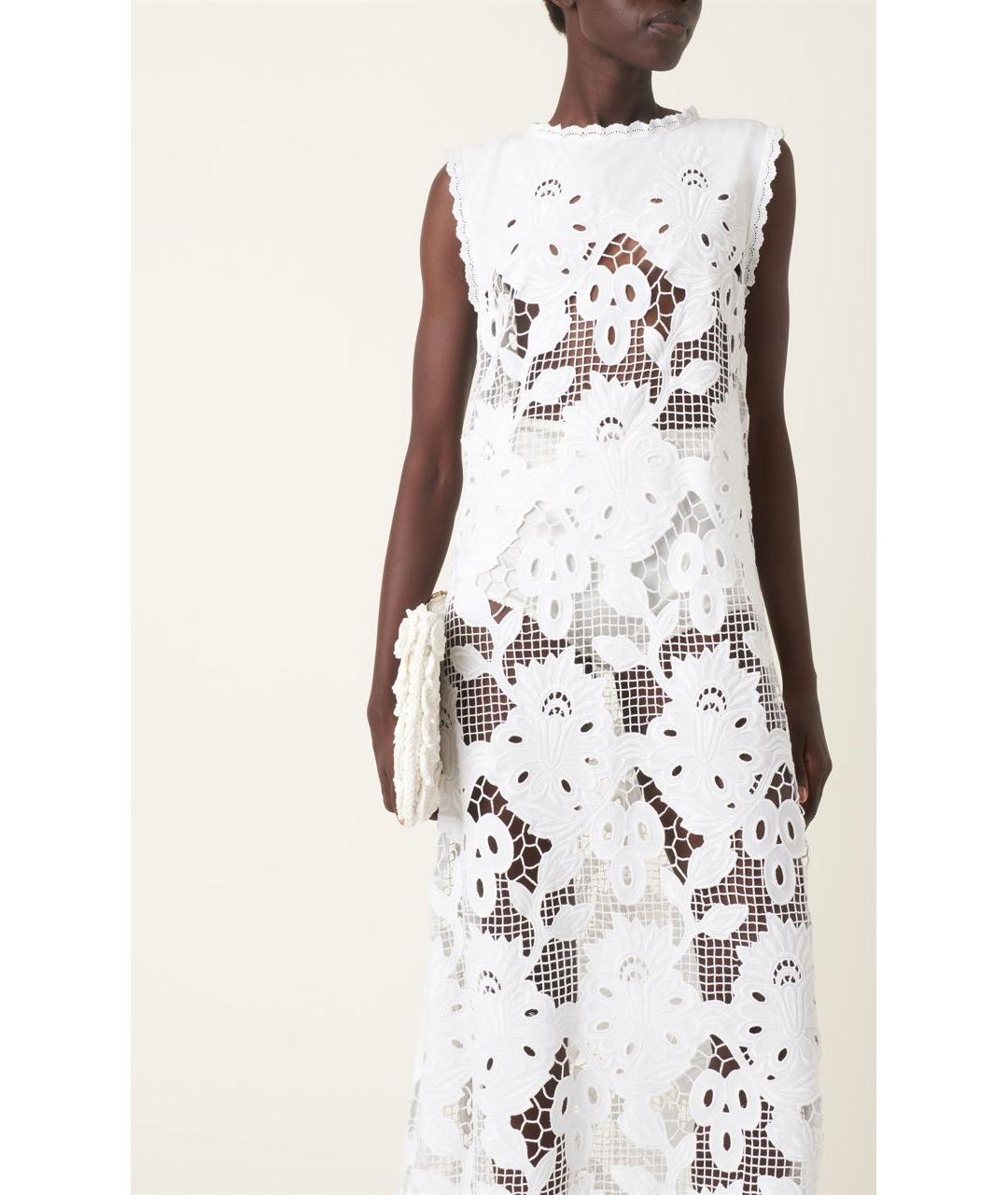 DOLCE&GABBANA Белое коктейльное платье, фото 4