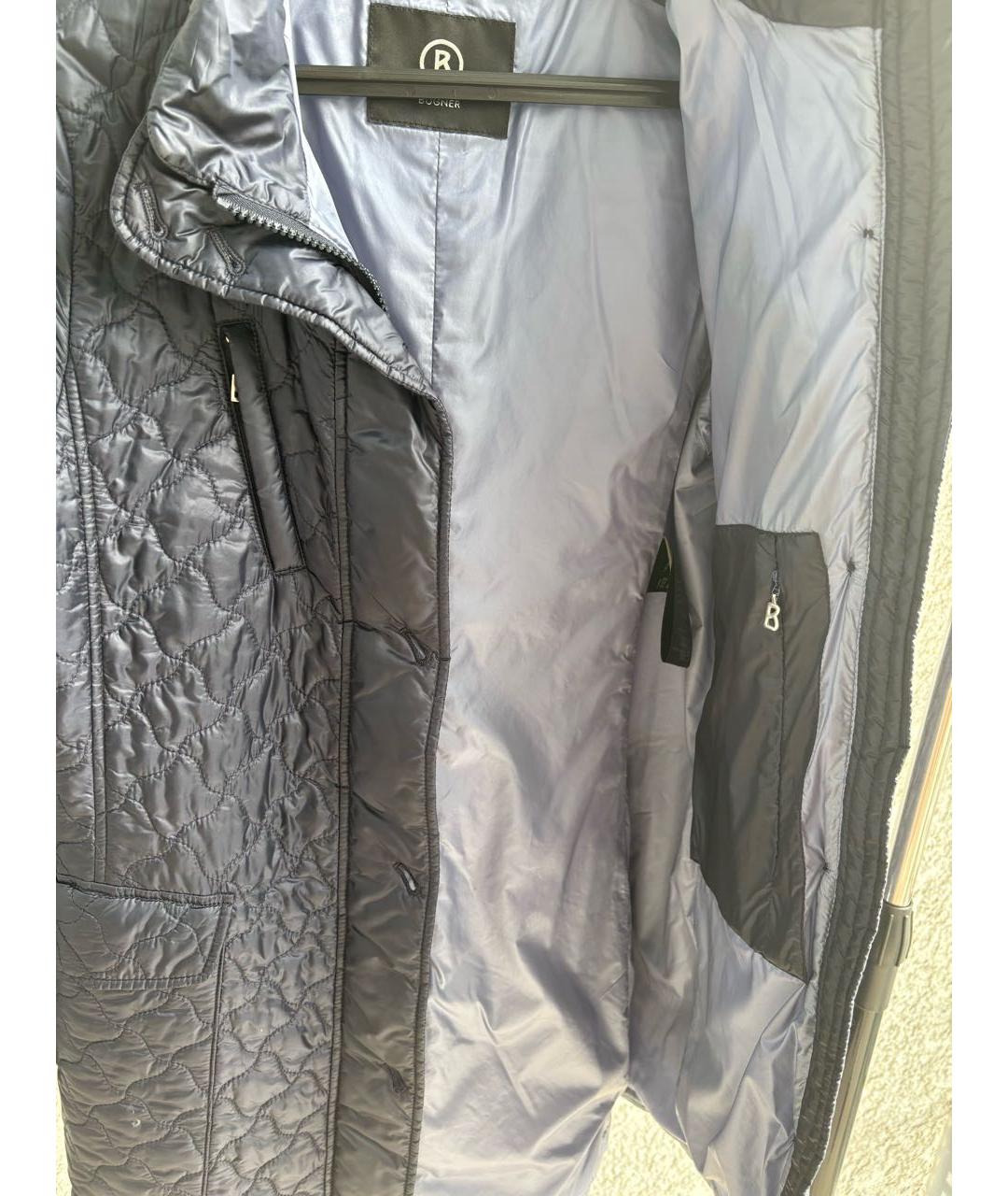 BOGNER Темно-синяя синтетическая куртка, фото 4