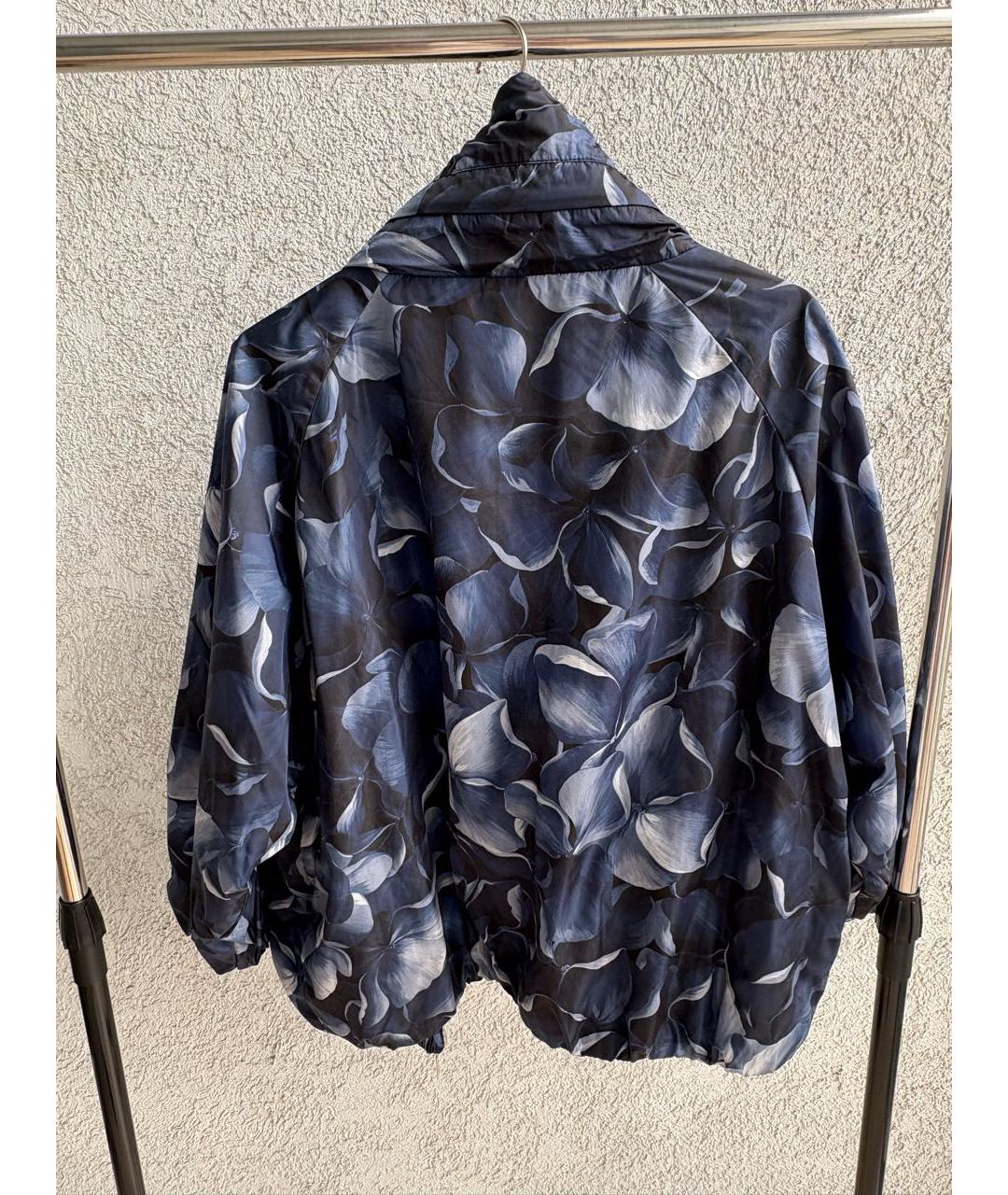 MONCLER Синяя синтетическая куртка, фото 2