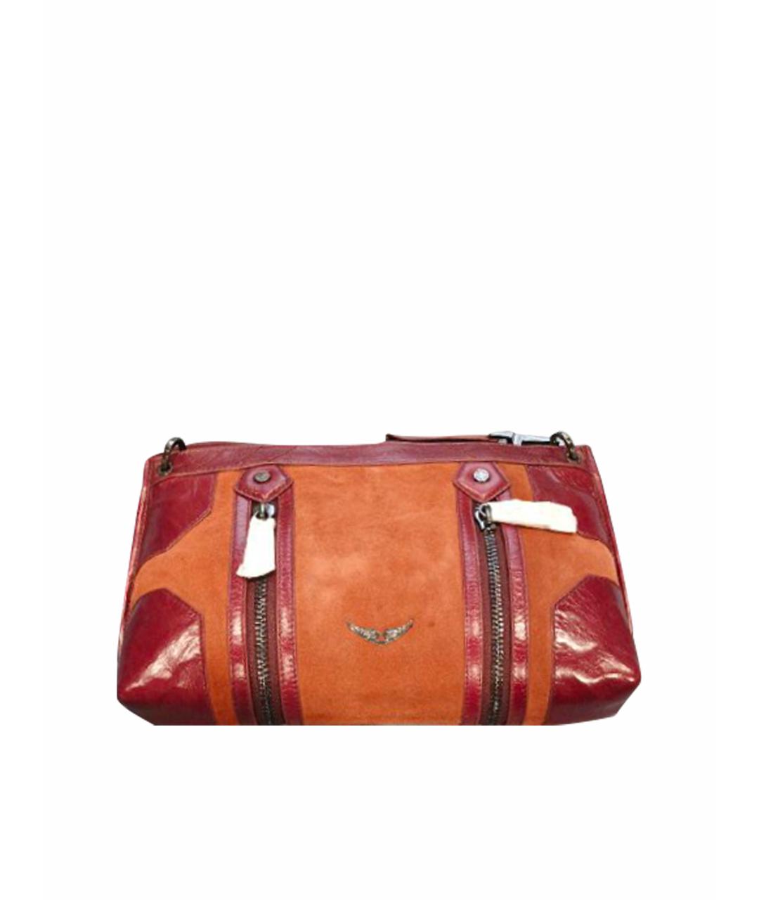 ZADIG & VOLTAIRE Оранжевая кожаная сумка через плечо, фото 1