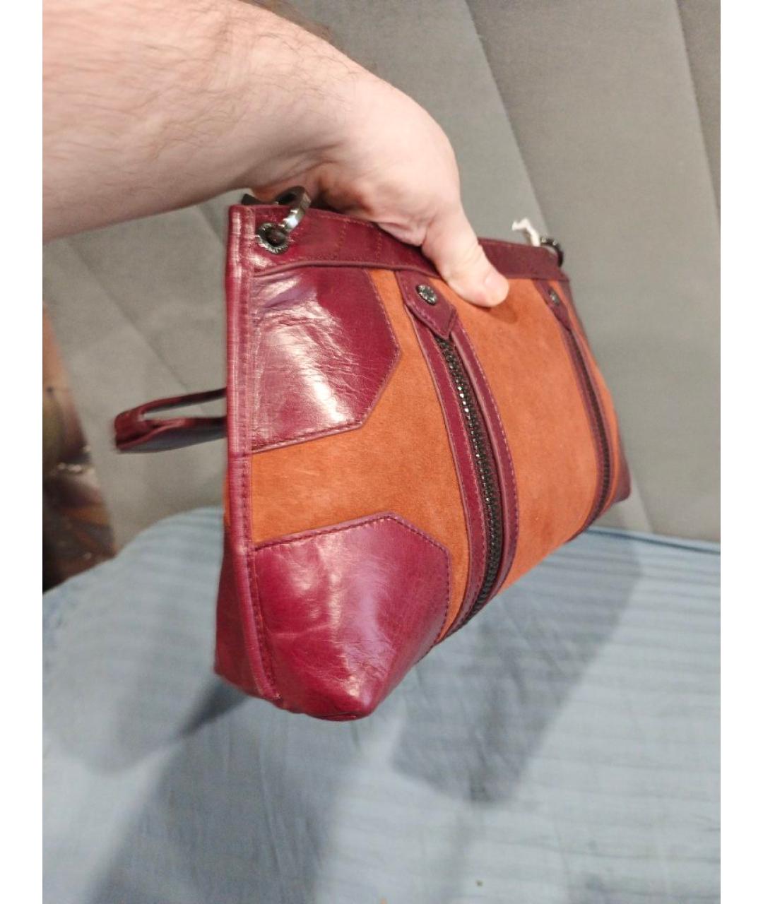ZADIG & VOLTAIRE Оранжевая кожаная сумка через плечо, фото 3