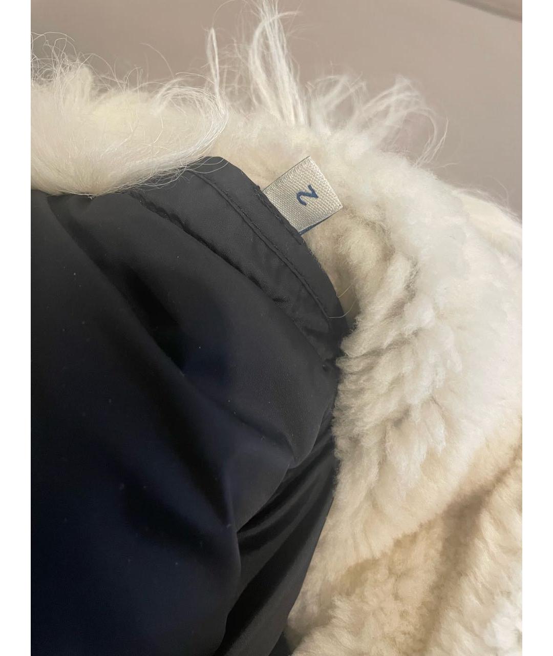 MONCLER Черная замшевая дубленка, фото 6