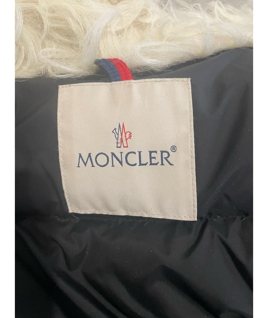MONCLER Черная замшевая дубленка, фото 7