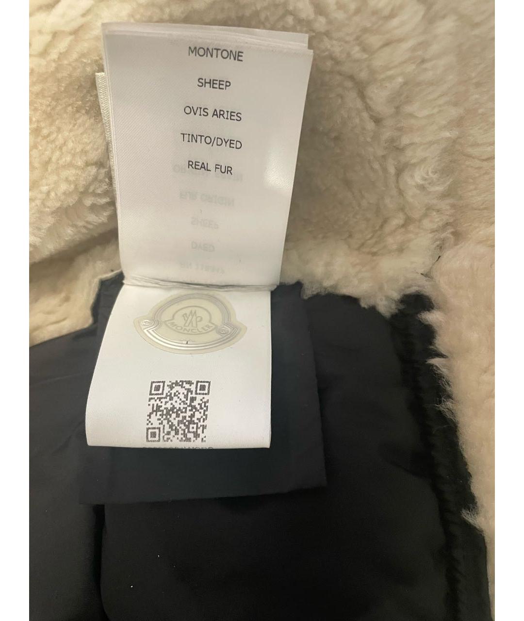 MONCLER Черная замшевая дубленка, фото 8