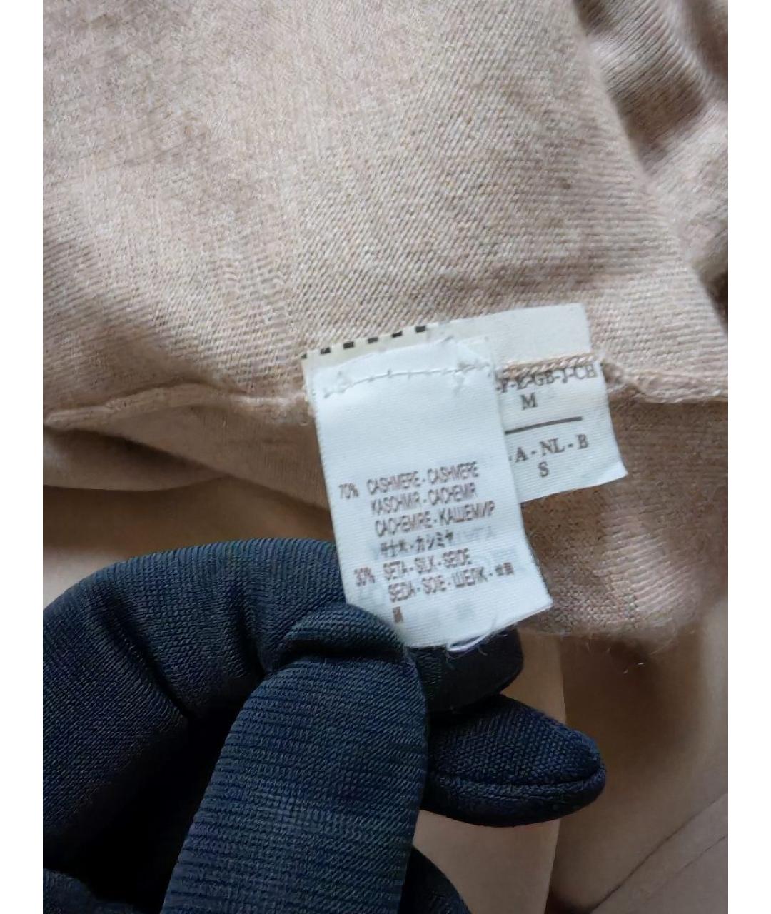 BRUNELLO CUCINELLI Бежевый кашемировый джемпер / свитер, фото 9