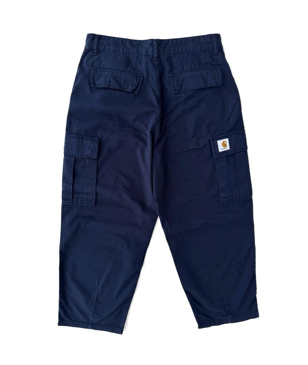 CARHARTT WIP Темно-синие хлопковые повседневные брюки, фото 2