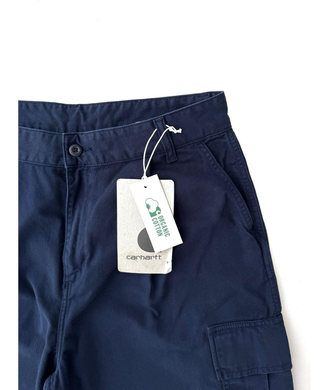 CARHARTT WIP Темно-синие хлопковые повседневные брюки, фото 6