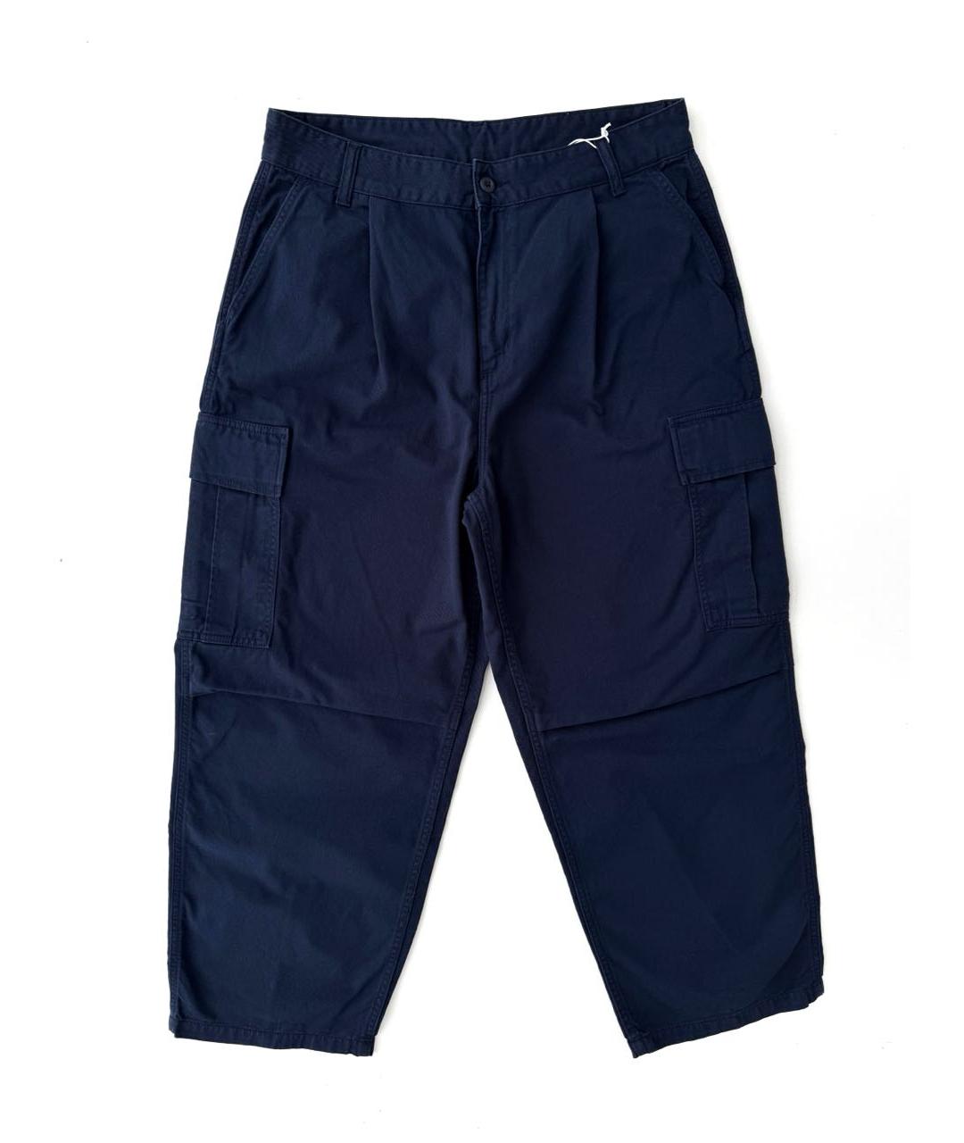 CARHARTT WIP Темно-синие хлопковые повседневные брюки, фото 1