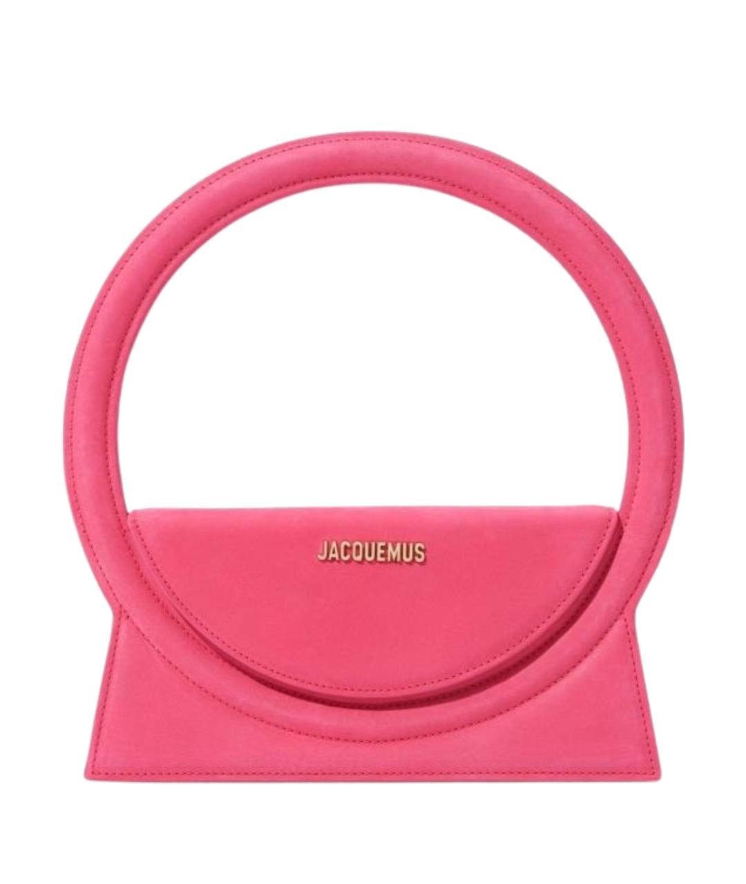 JACQUEMUS Розовая сумка с короткими ручками, фото 1