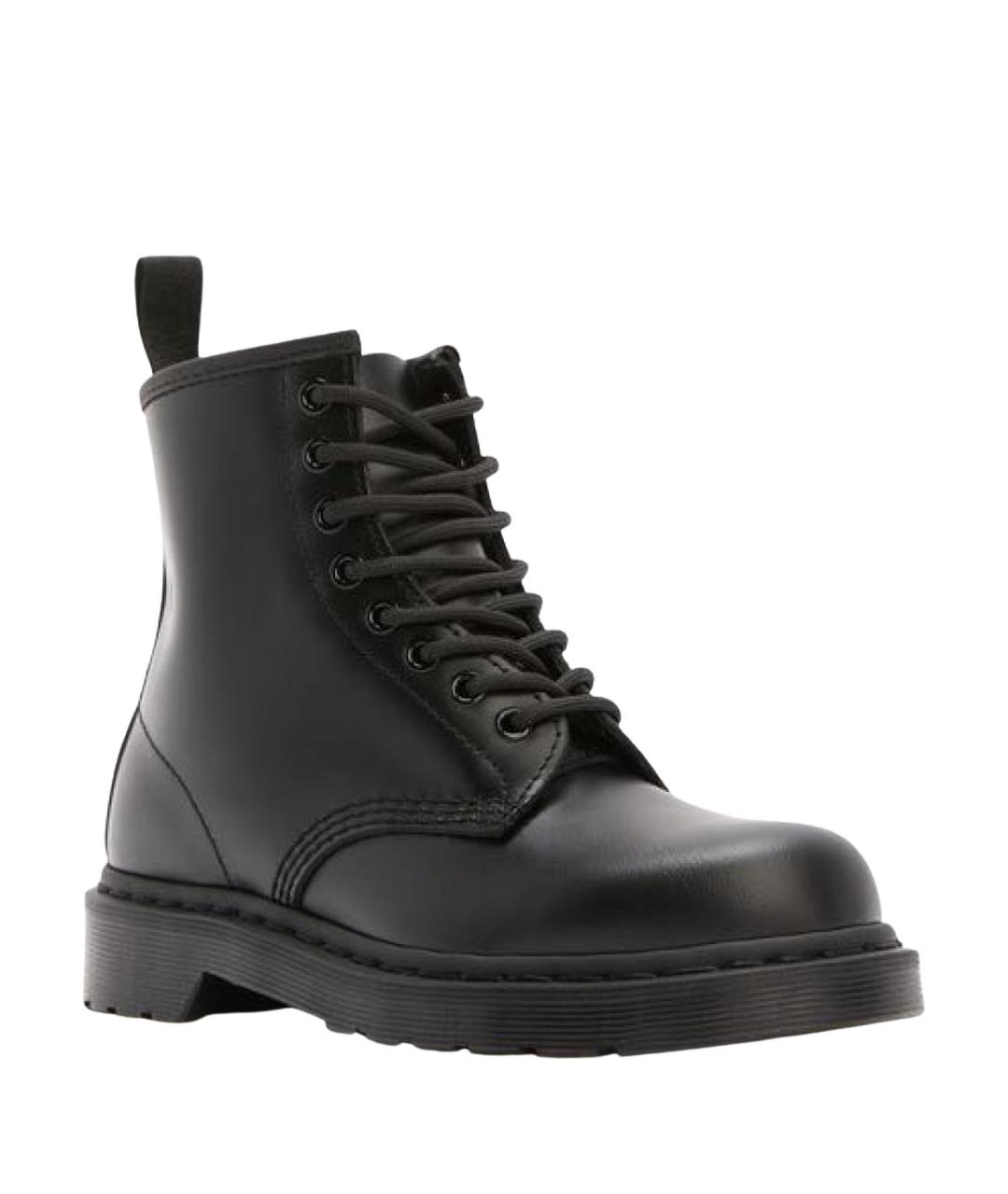 DR. MARTENS Черные кожаные высокие ботинки, фото 1