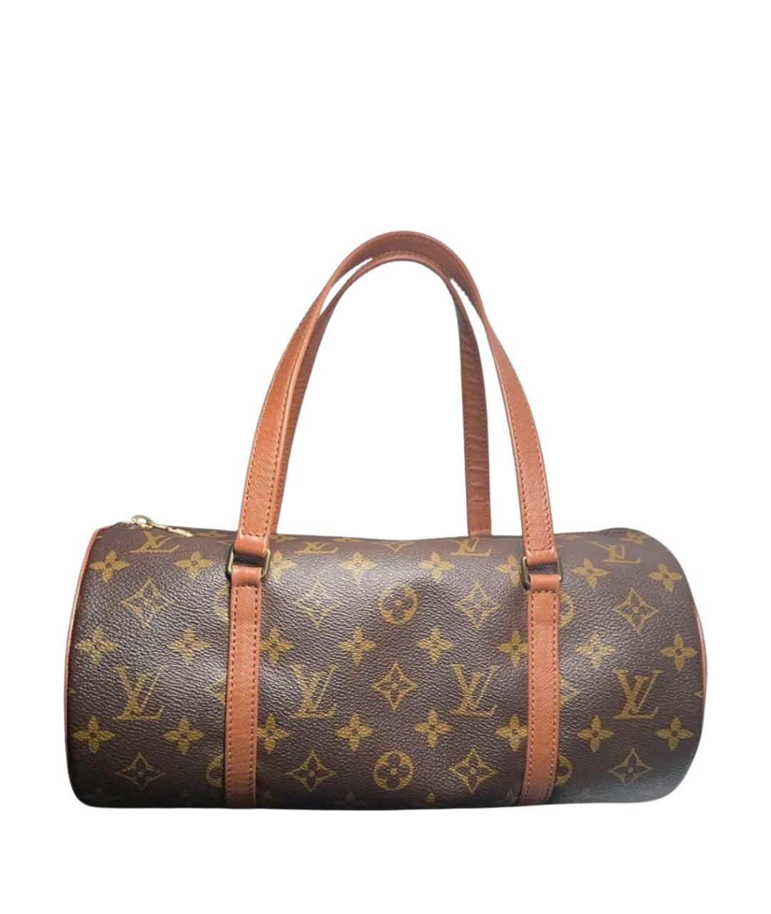 LOUIS VUITTON Коричневая сумка с короткими ручками, фото 1
