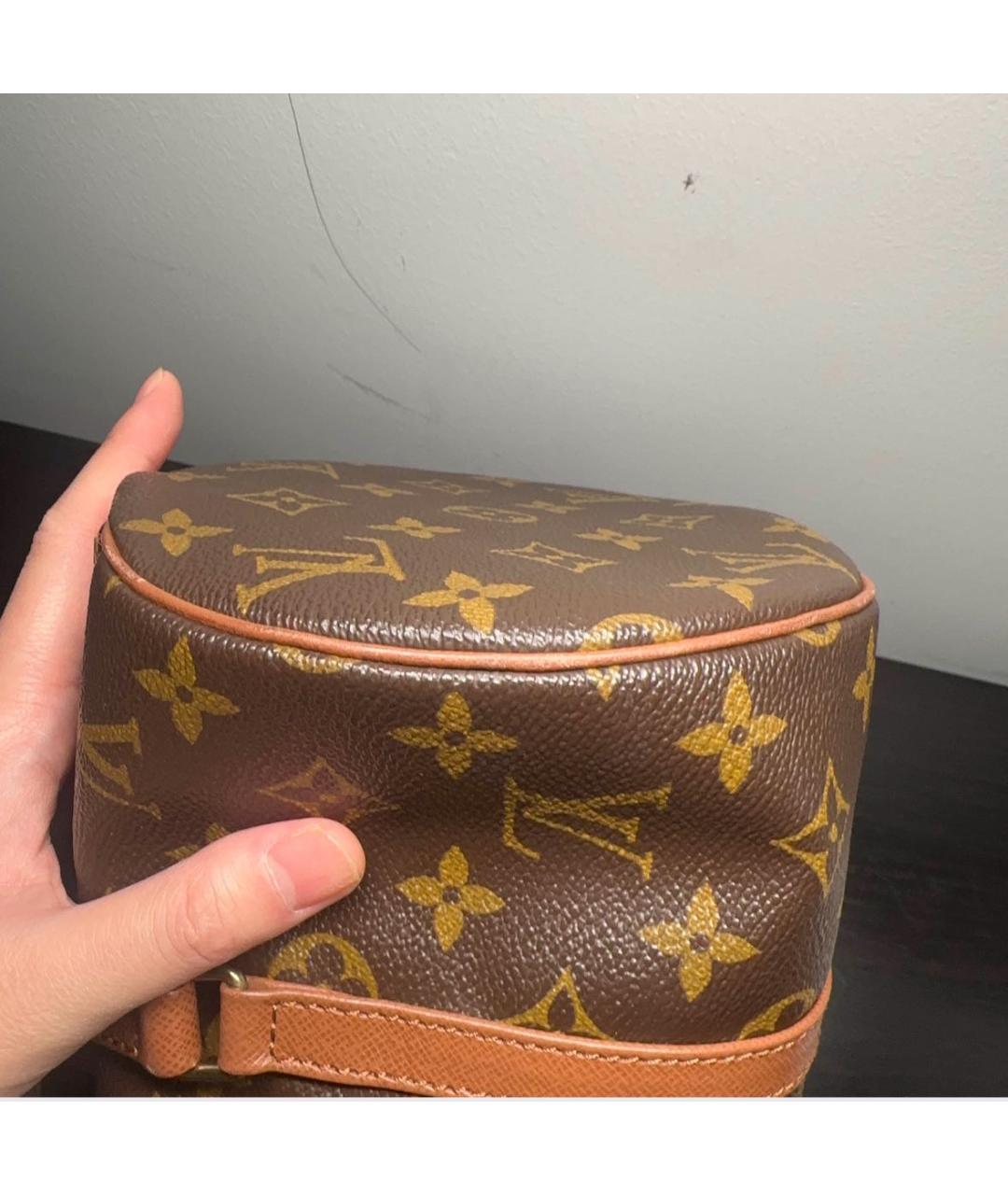 LOUIS VUITTON Коричневая сумка с короткими ручками, фото 7