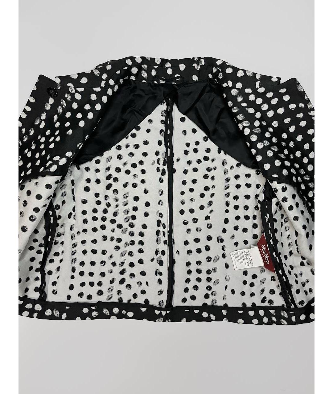 MAX MARA STUDIO Черный вискозный жакет/пиджак, фото 5
